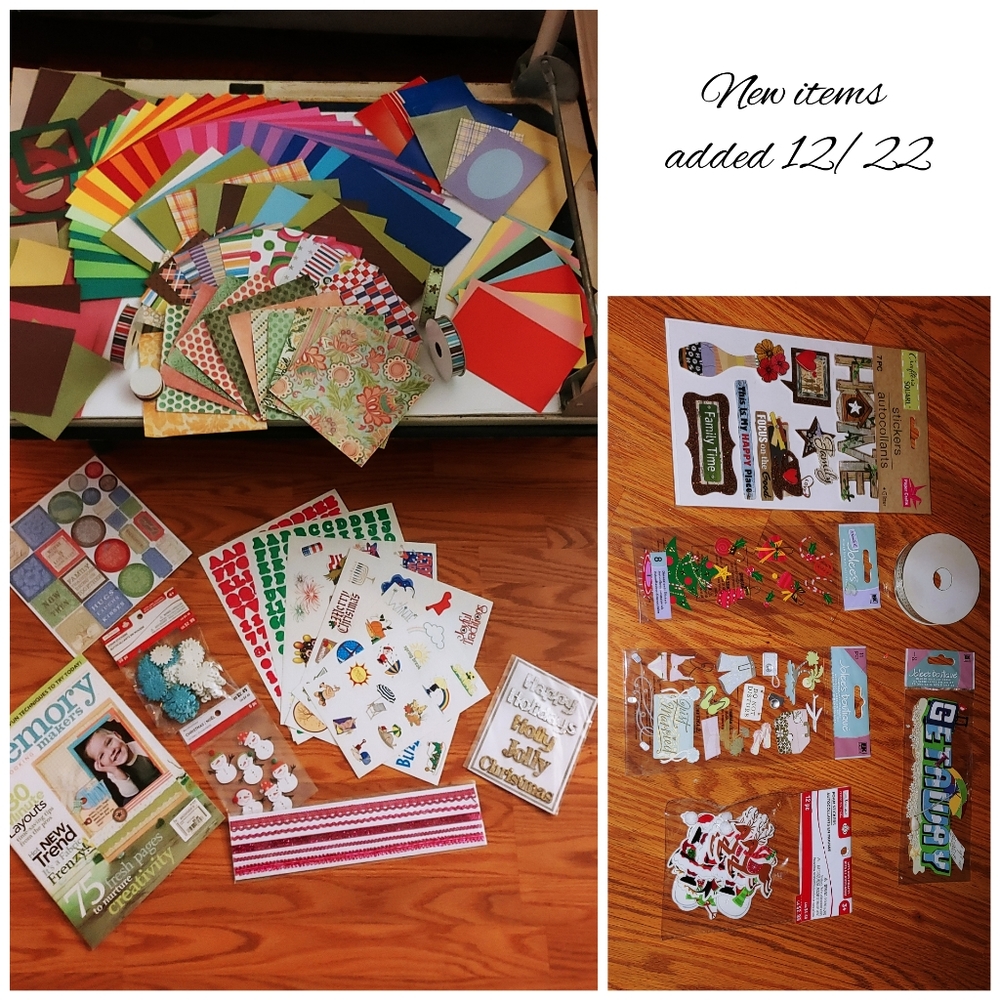 Scrapbooking bundle More new items added 12/22